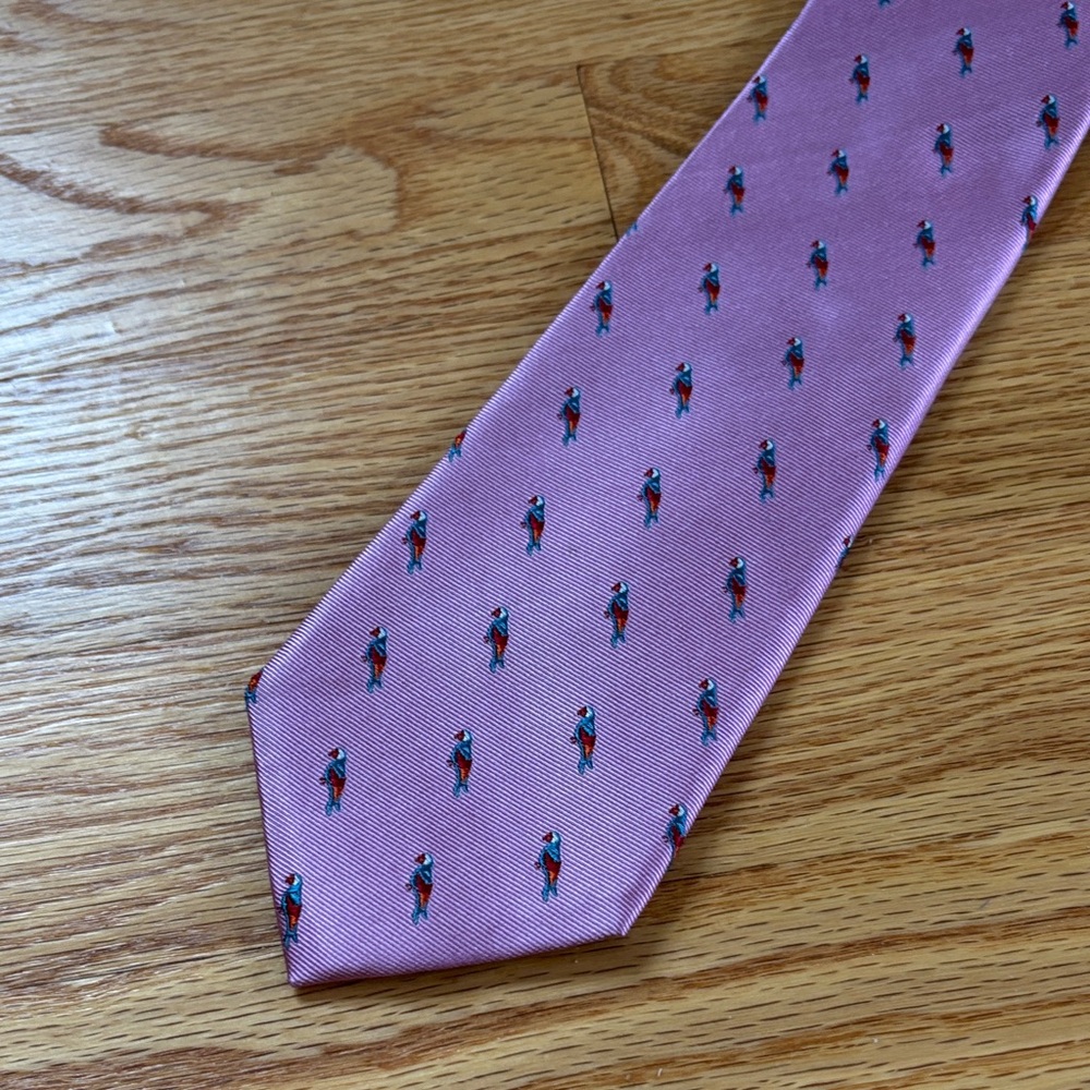 Pink Patterned Men's Tie